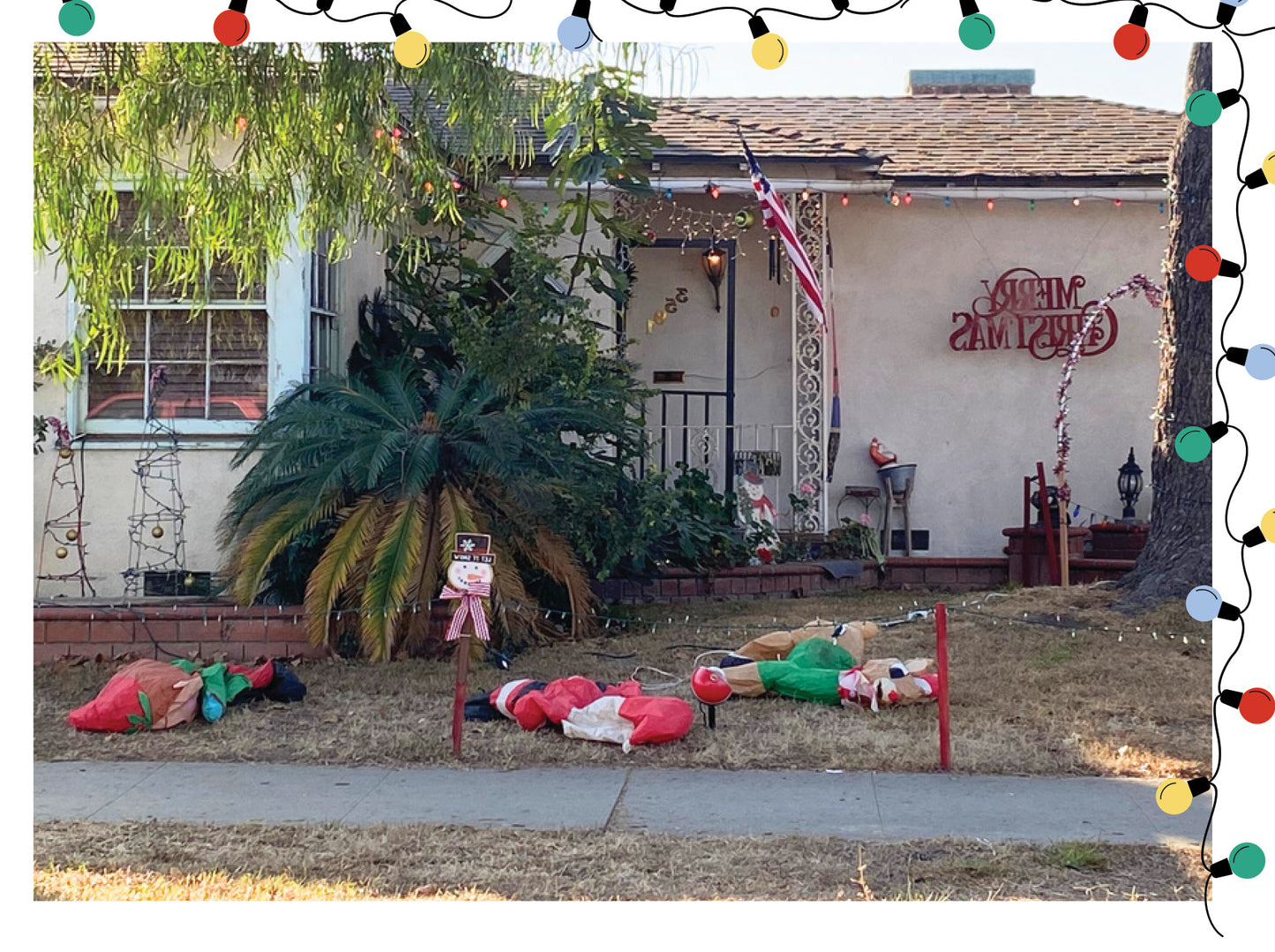 Lawn Ornament Murder Scenes