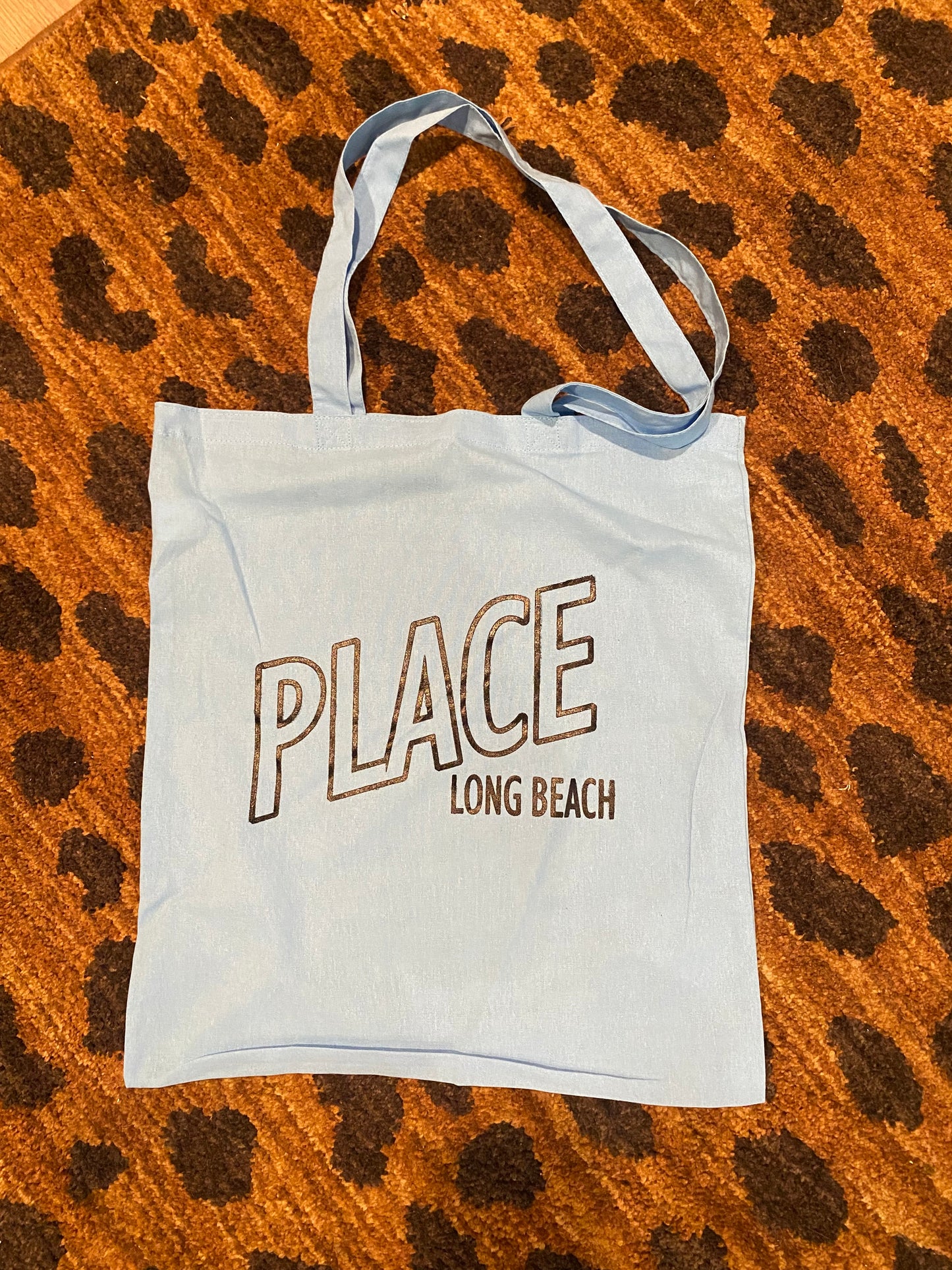 PLACE Blue tote bag